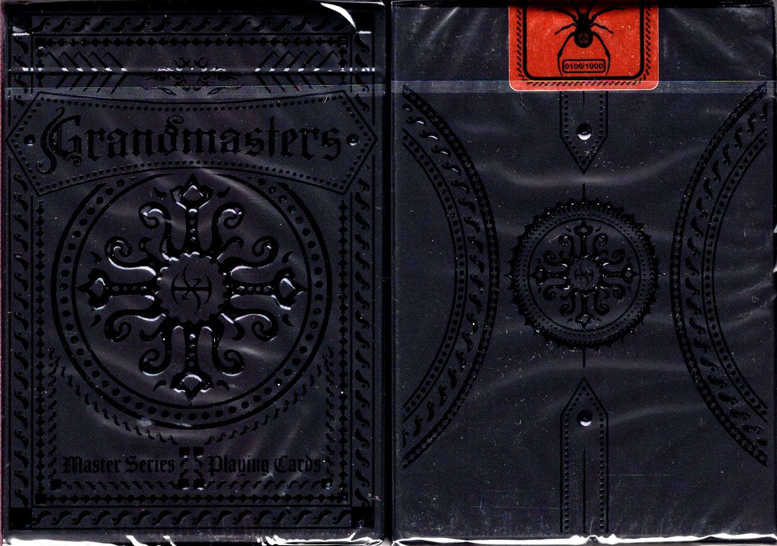 Grandmasters Black Widow Deluxe Playing Cards USPCC