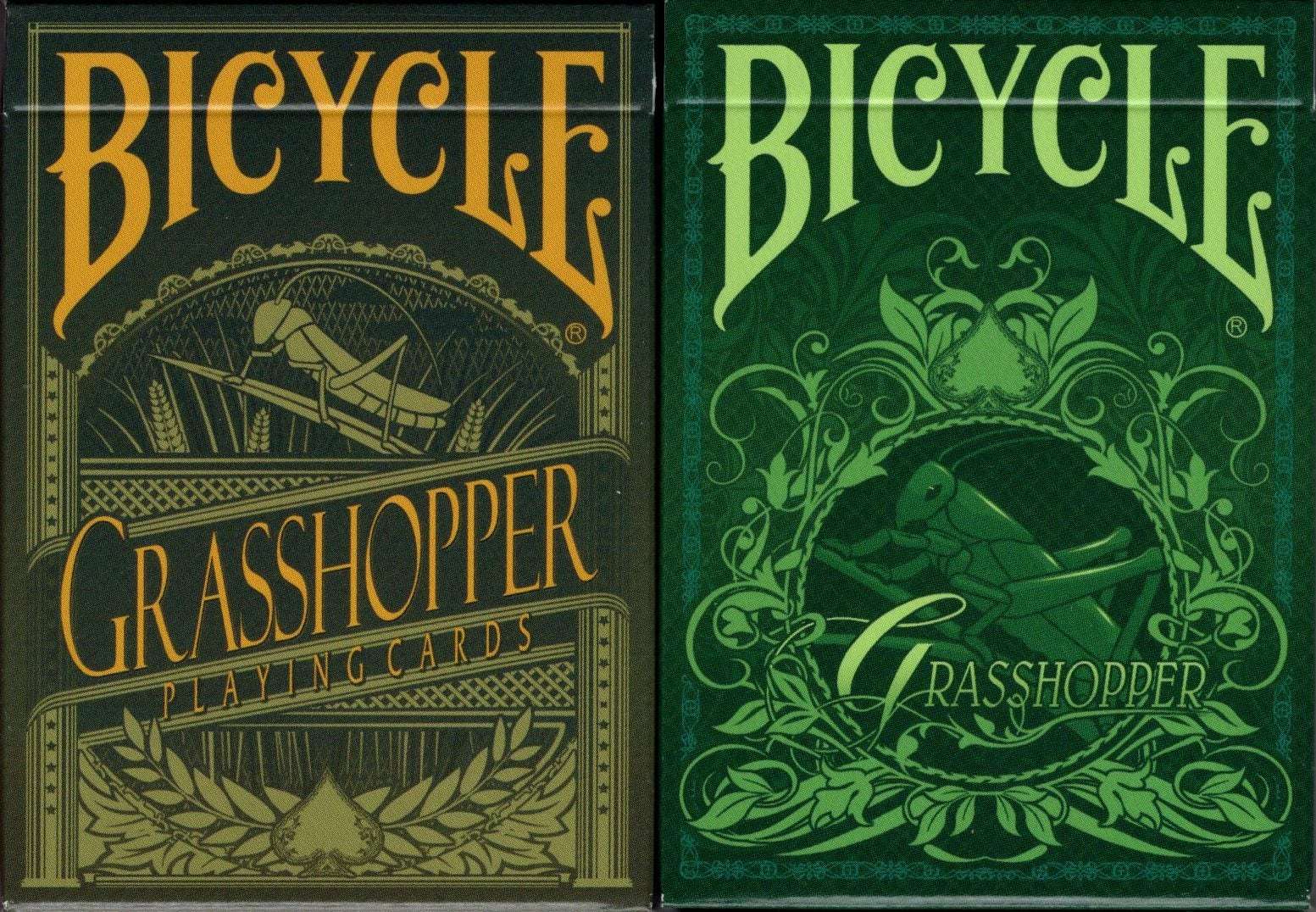 Grasshopper Bicycle Playing Cards