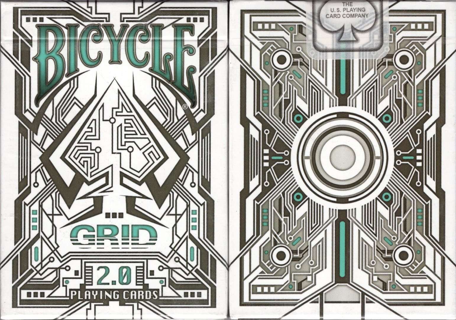 Grid 2.0 Original UV Glow Bicycle Playing Cards