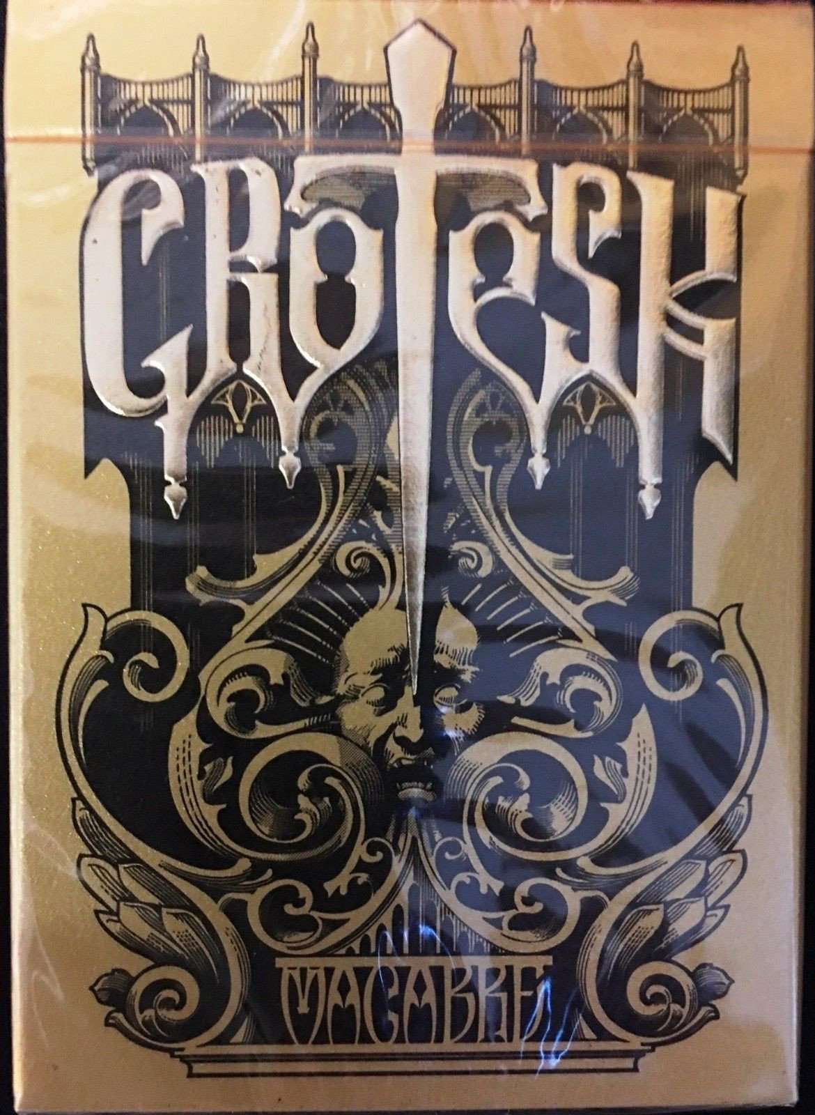 Grotesk Macabre Gold Playing Cards Deck EPCC