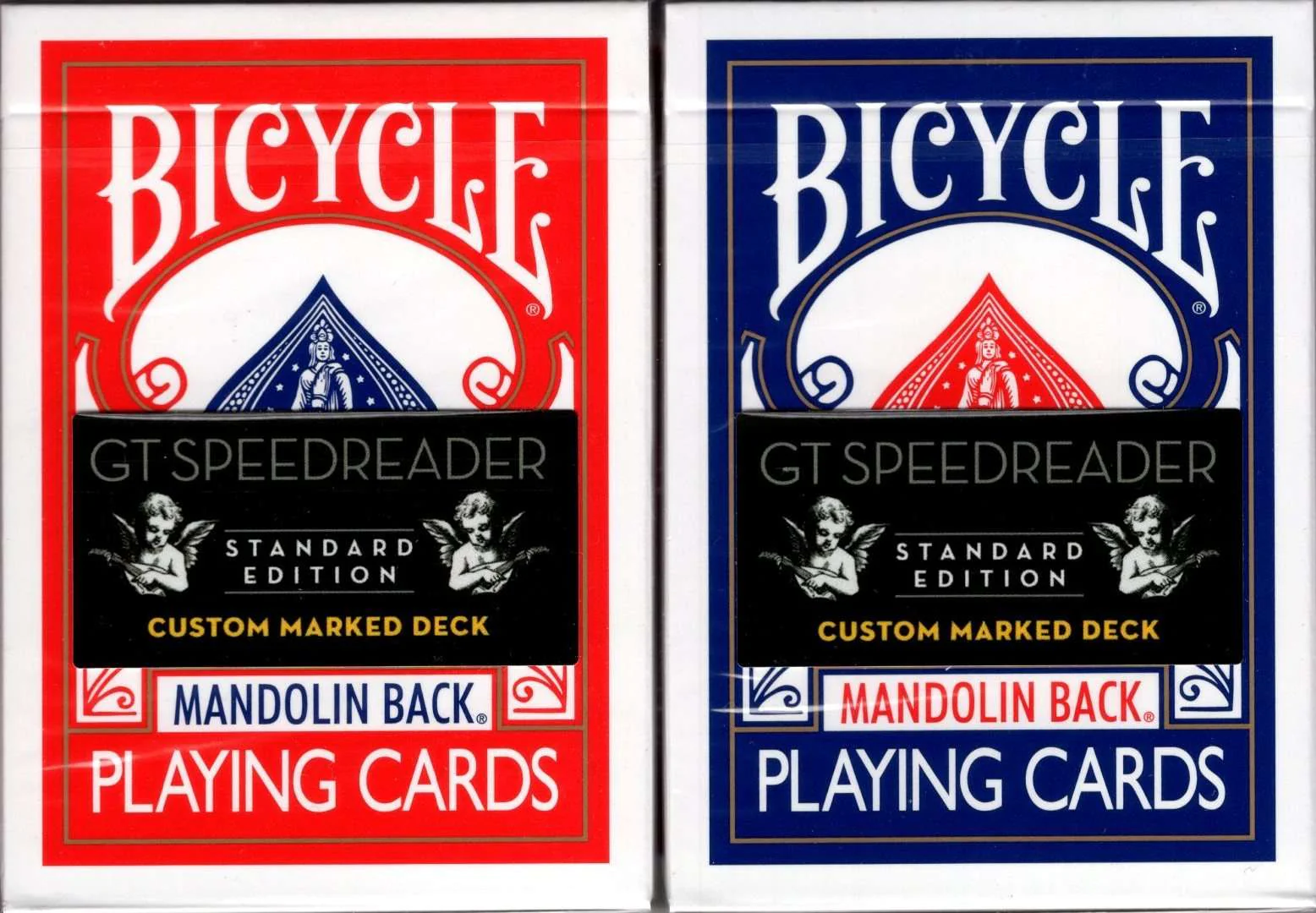 GT Speedreader Standard Mandolin Marked Bicycle Playing Cards