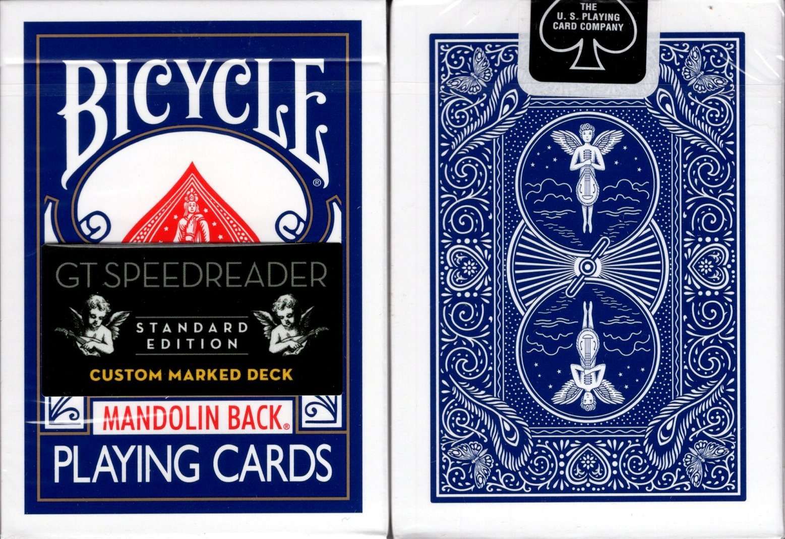 GT Speedreader Standard Mandolin Marked Bicycle Playing Cards