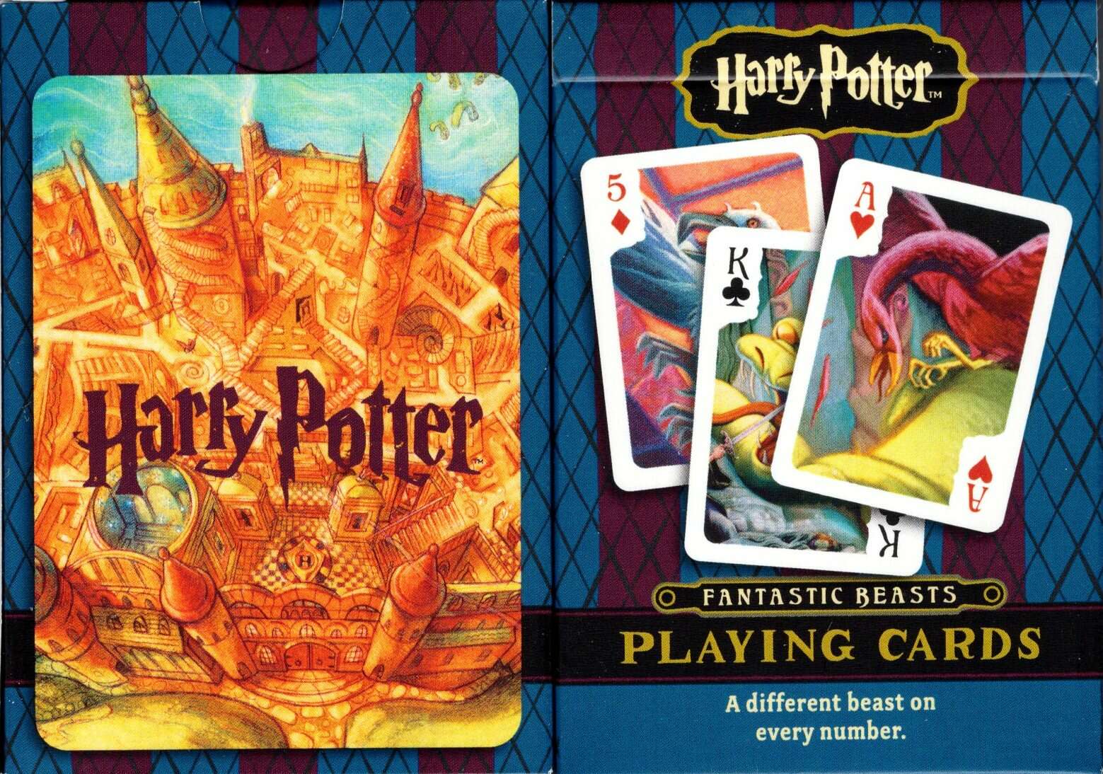Harry Potter Fantastic Beasts Playing Cards NYPC