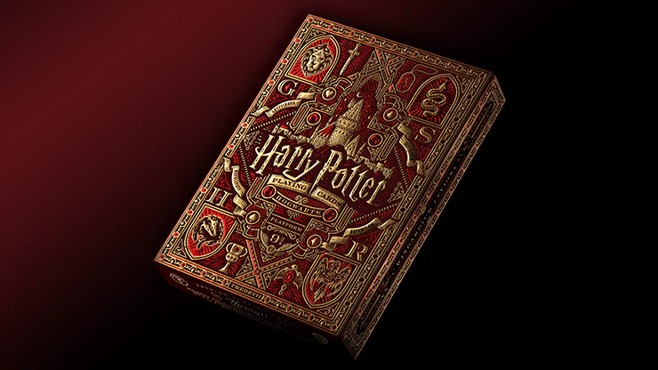 Harry Potter Gryffindor Red Playing Cards by Theory11