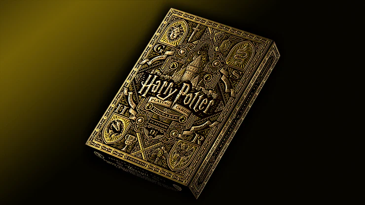 Harry Potter Hufflepuff Yellow Playing Cards by Theory11