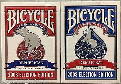 2008 Election 2 Deck Set Bicycle Playing Cards