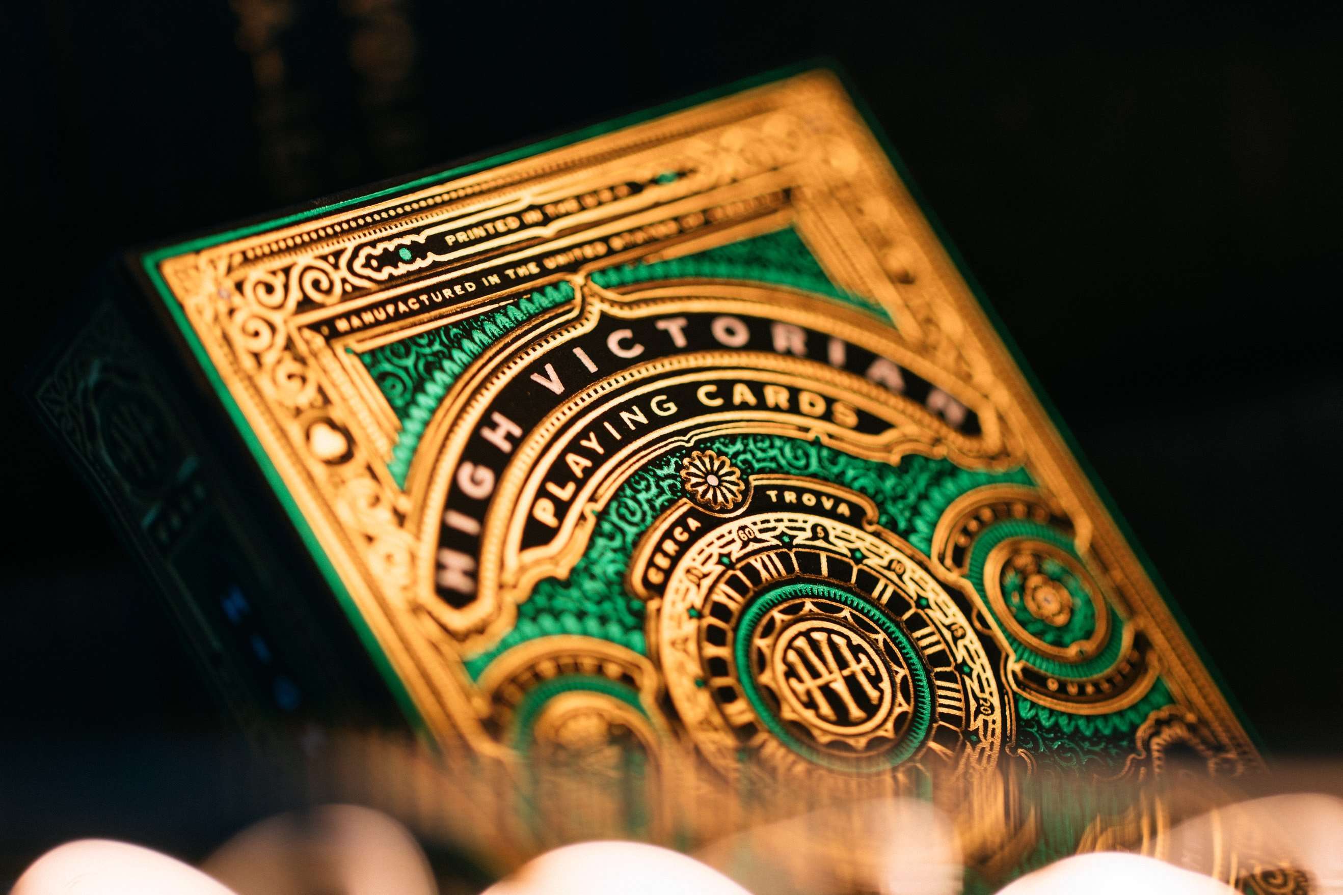 High Victorian Green Playing Cards by Theory11