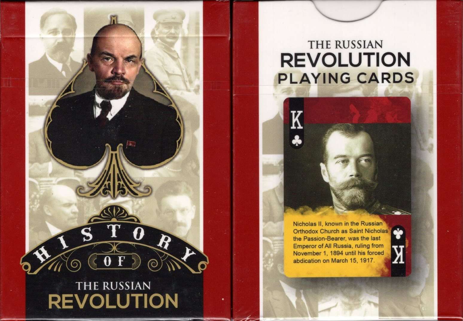 History Of Russian Revolution Playing Cards WJPC