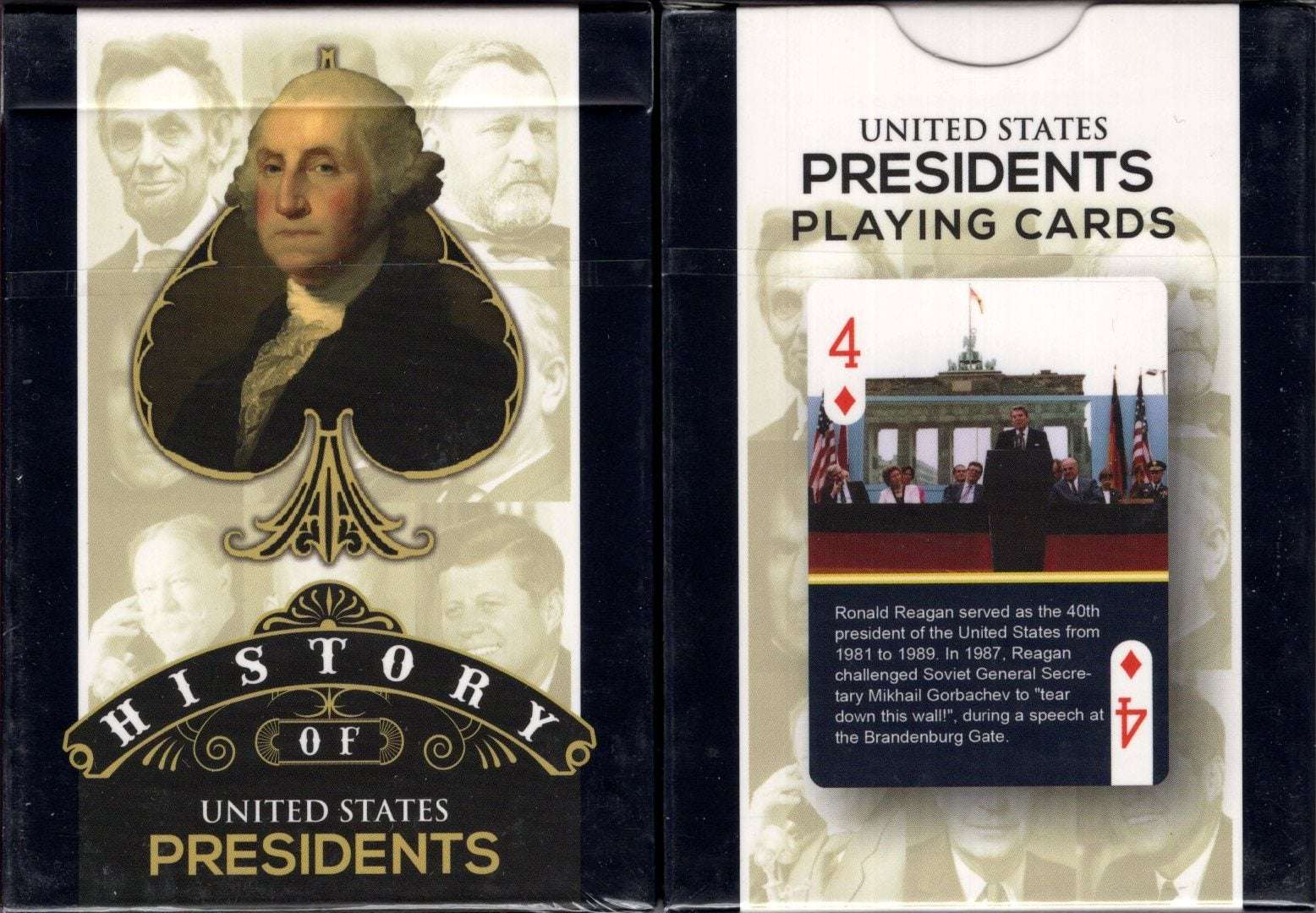 History Of United States Presidents Playing Cards WJPC