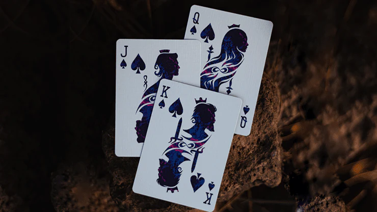 Holographic Foiled Nebula Playing Cards WJPC