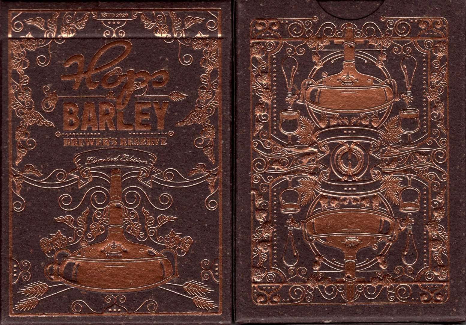 Hops & Barley Copper Playing Cards Cartamundi