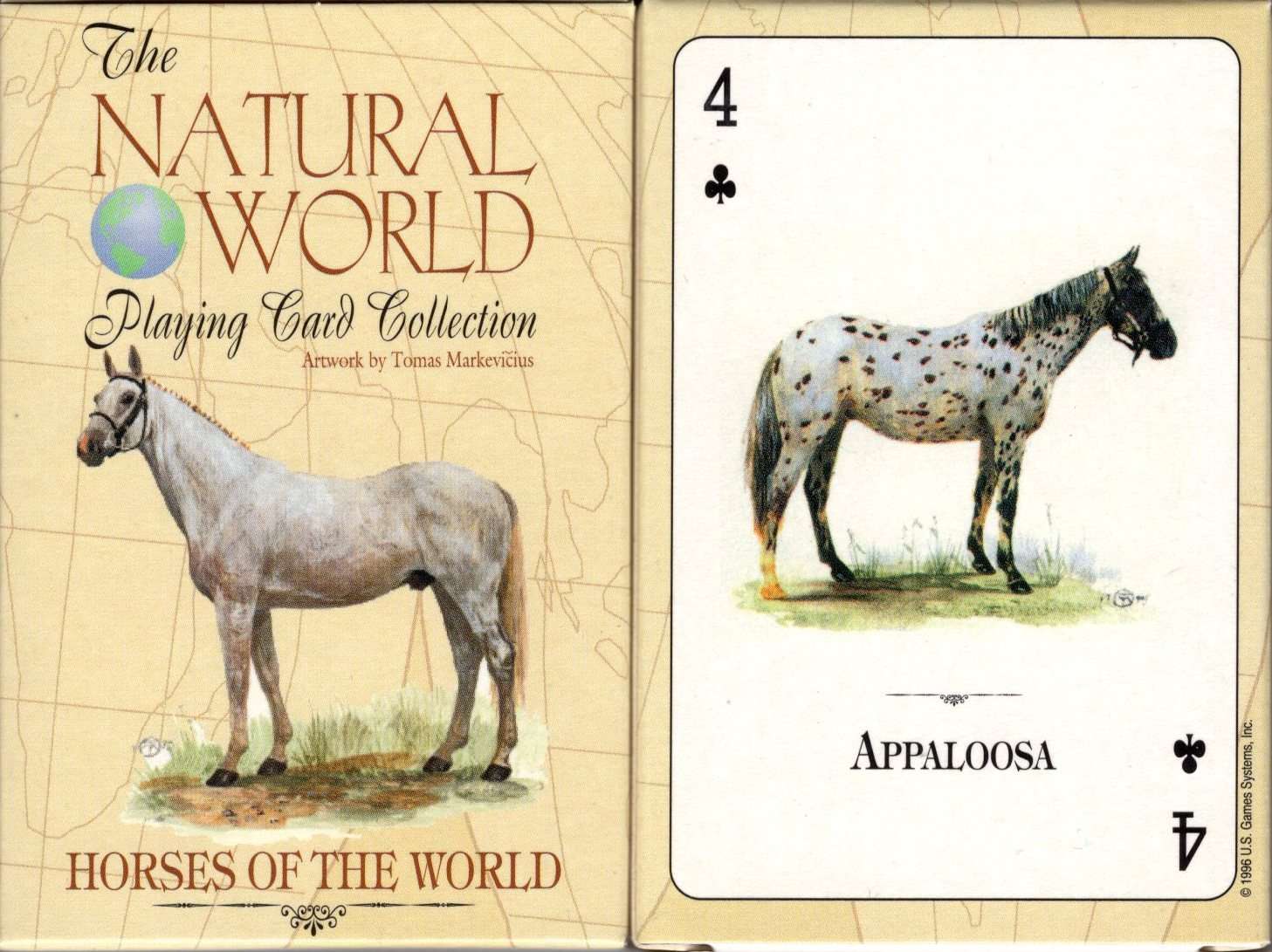 Horses of the Natural World Playing Cards USGS