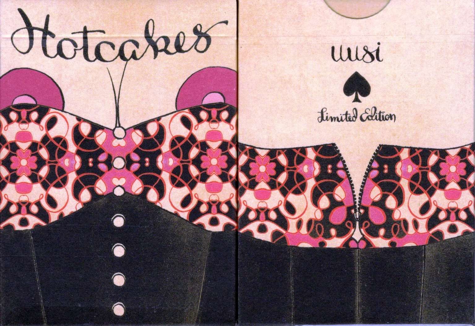 Hotcakes Black Playing Cards USPCC