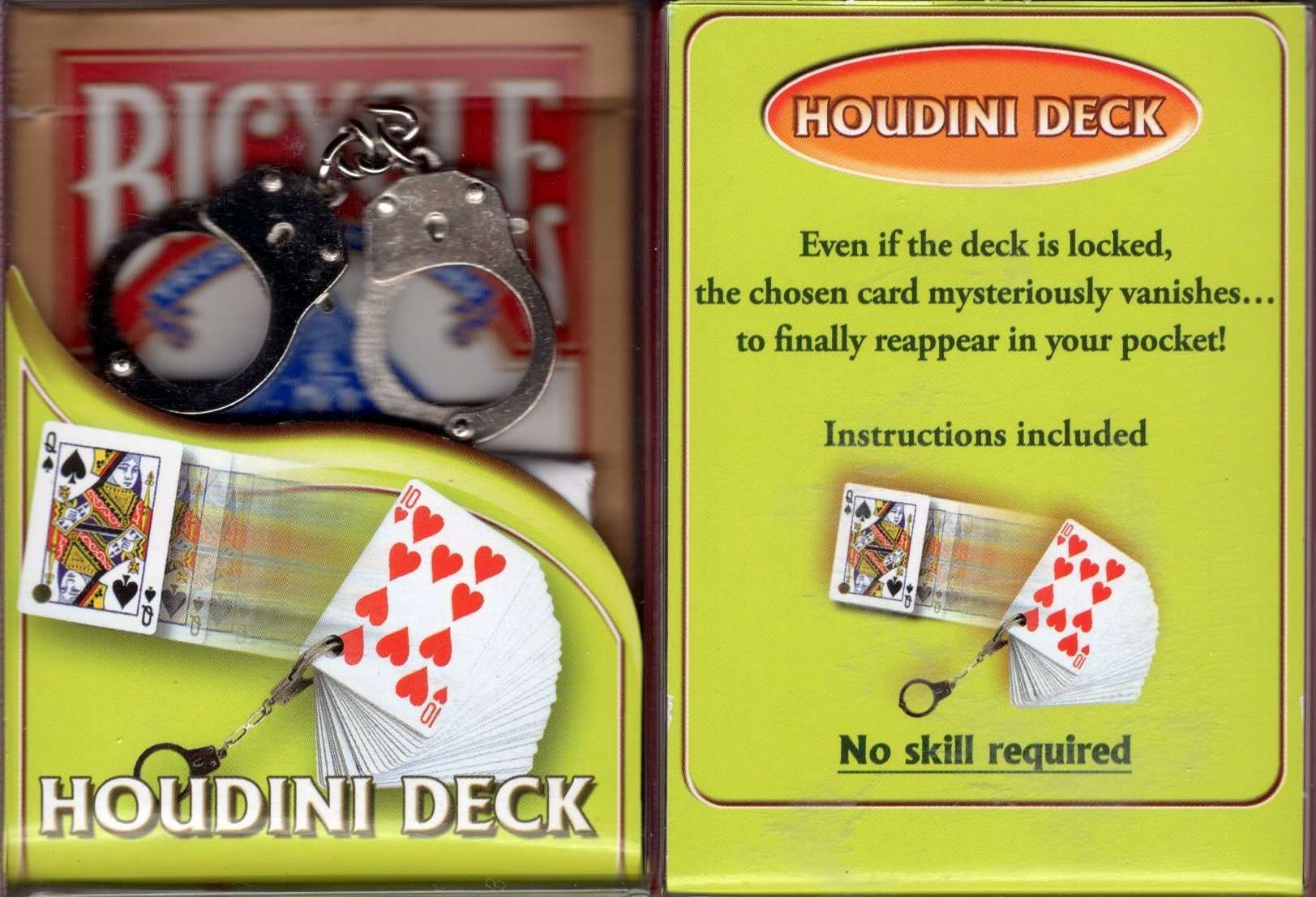 Houdini Deck Bicycle Playing Cards