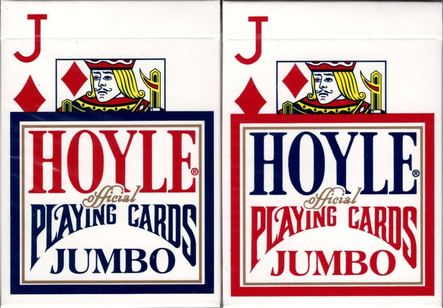 Hoyle Jumbo Index Red & Blue Deck Set Playing Cards