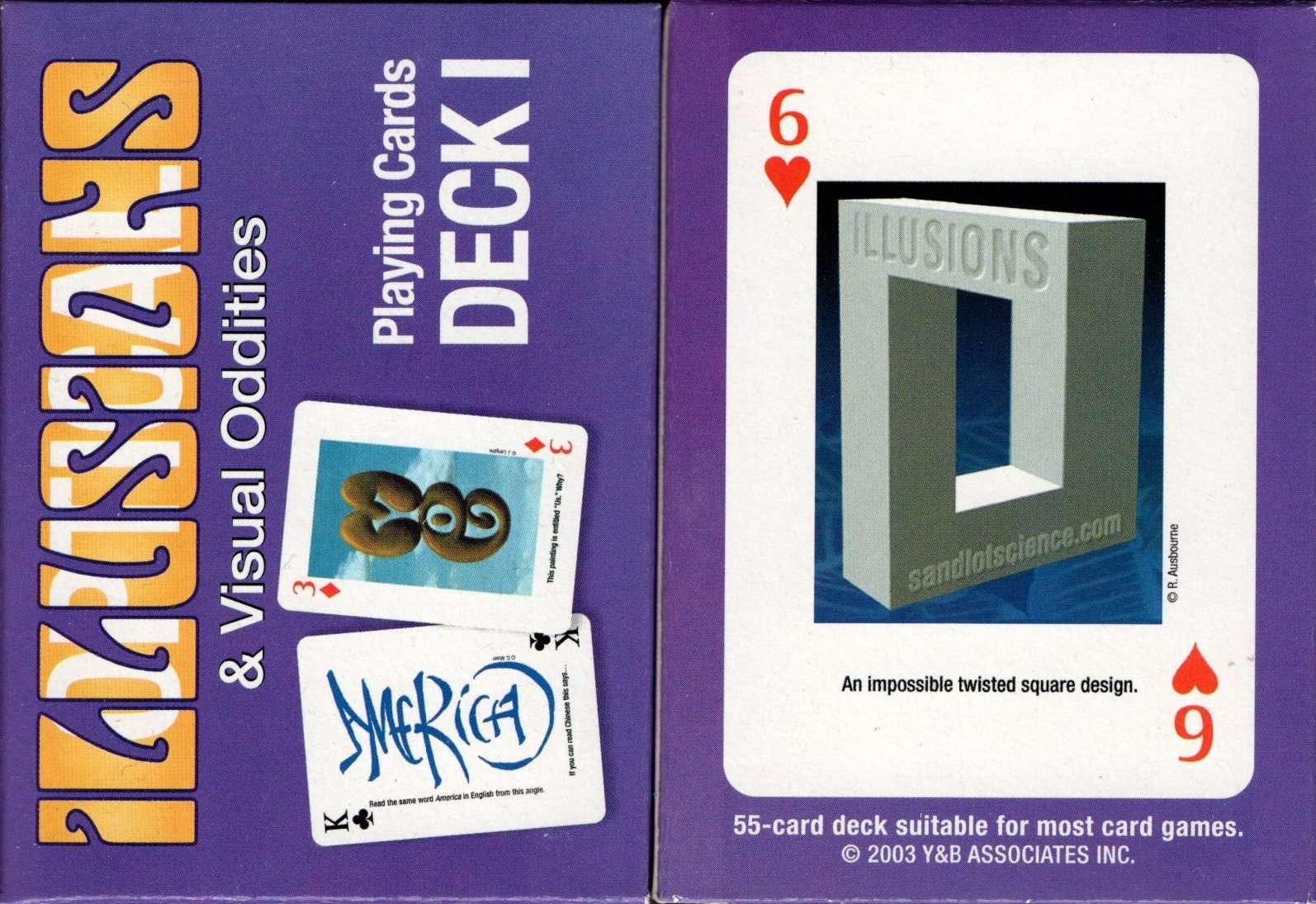 Illusions & Visual Oddities #1 Playing Cards USGS