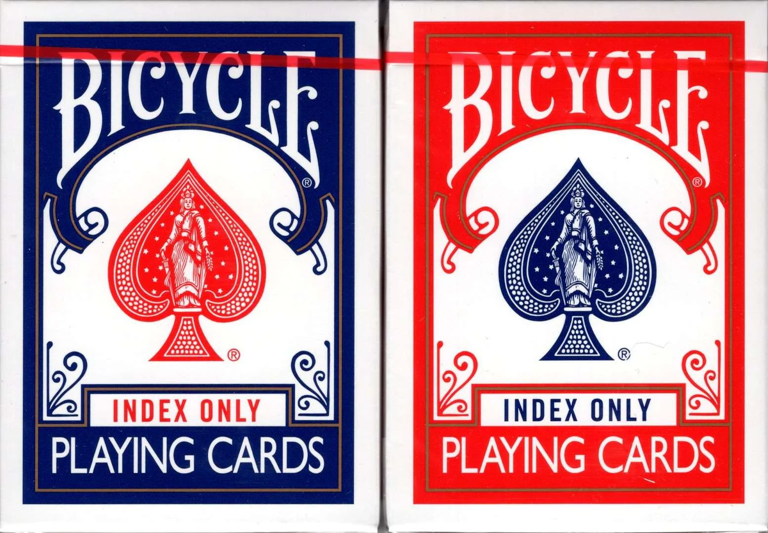Index Only Stripper Bicycle Playing Cards