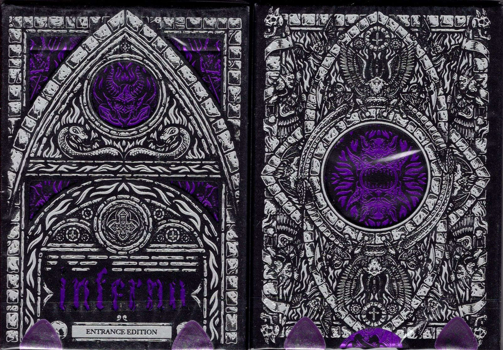 Inferno Violet Vengeance Playing Cards TPCC