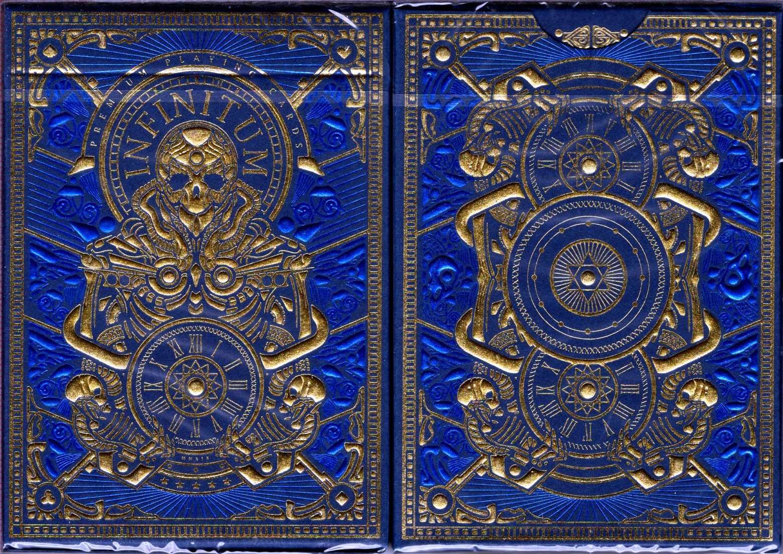 INFINITUM Royal Blue Playing Cards WJPC