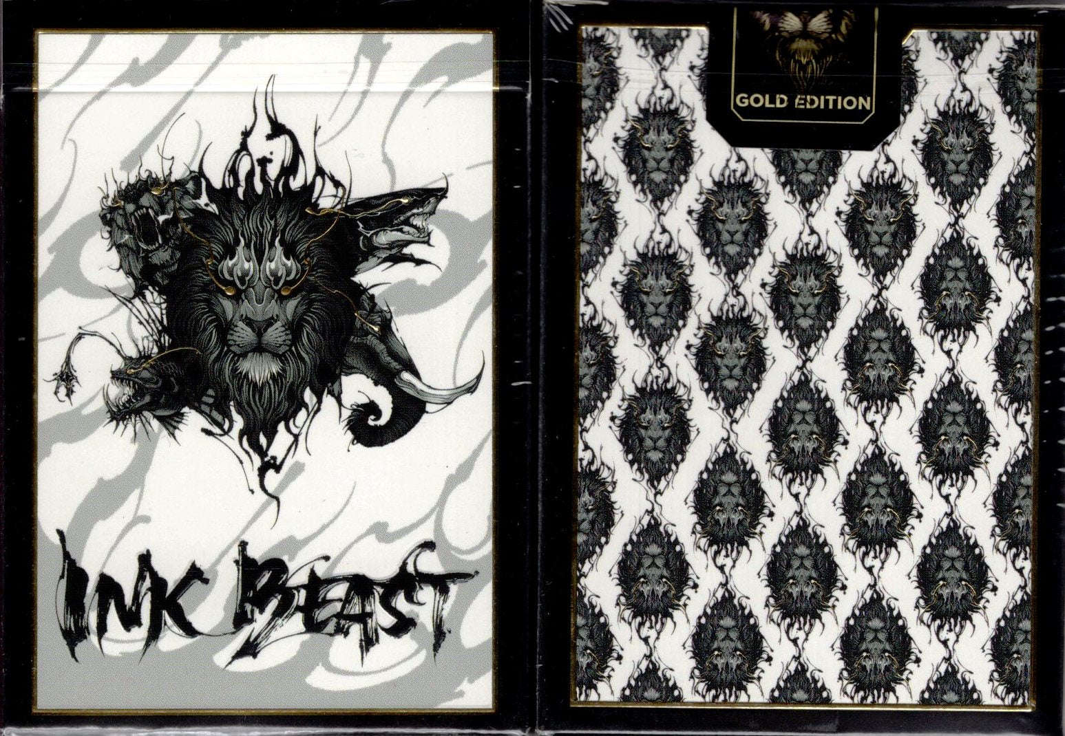 Ink Beast Gold Playing Cards LPCC