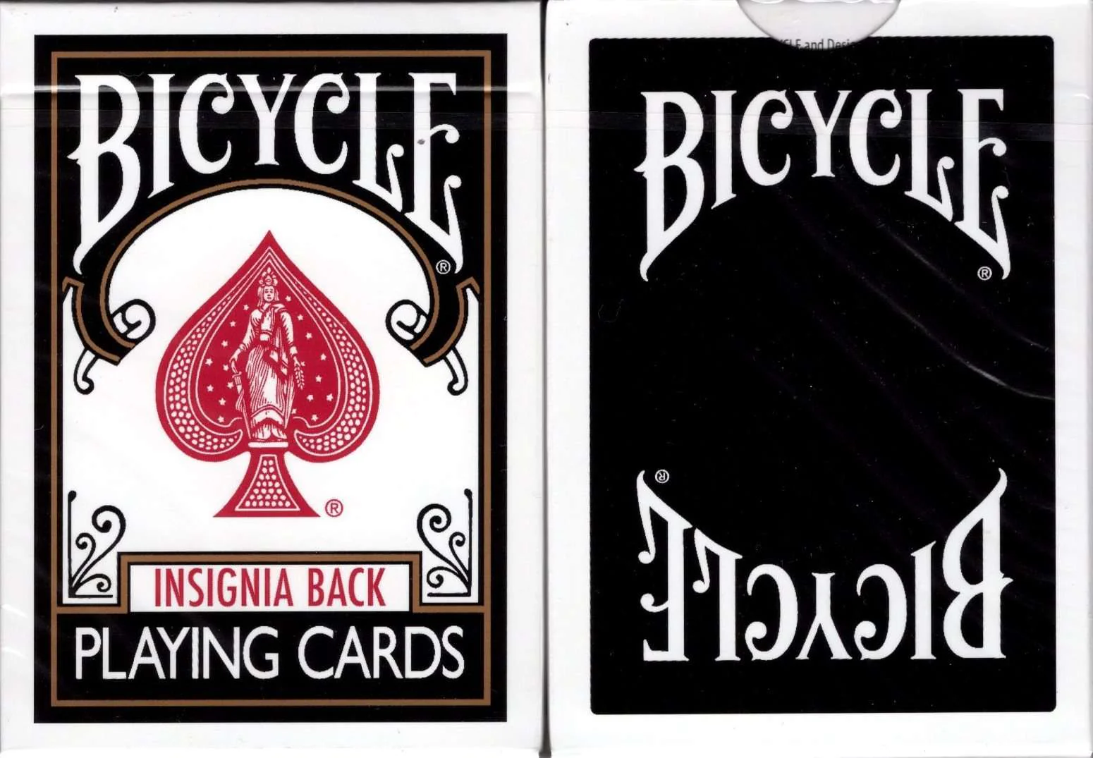 Insignia Back Black Bicycle Playing Cards