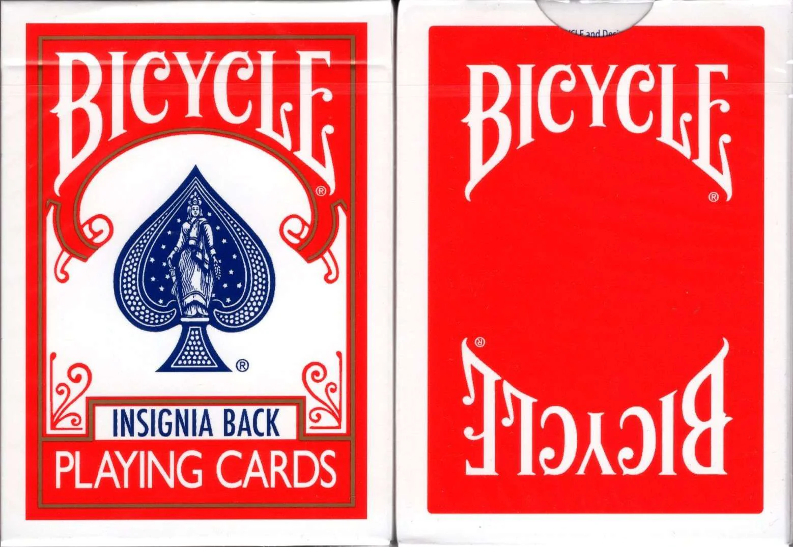 Insignia Back Red Bicycle Playing Cards