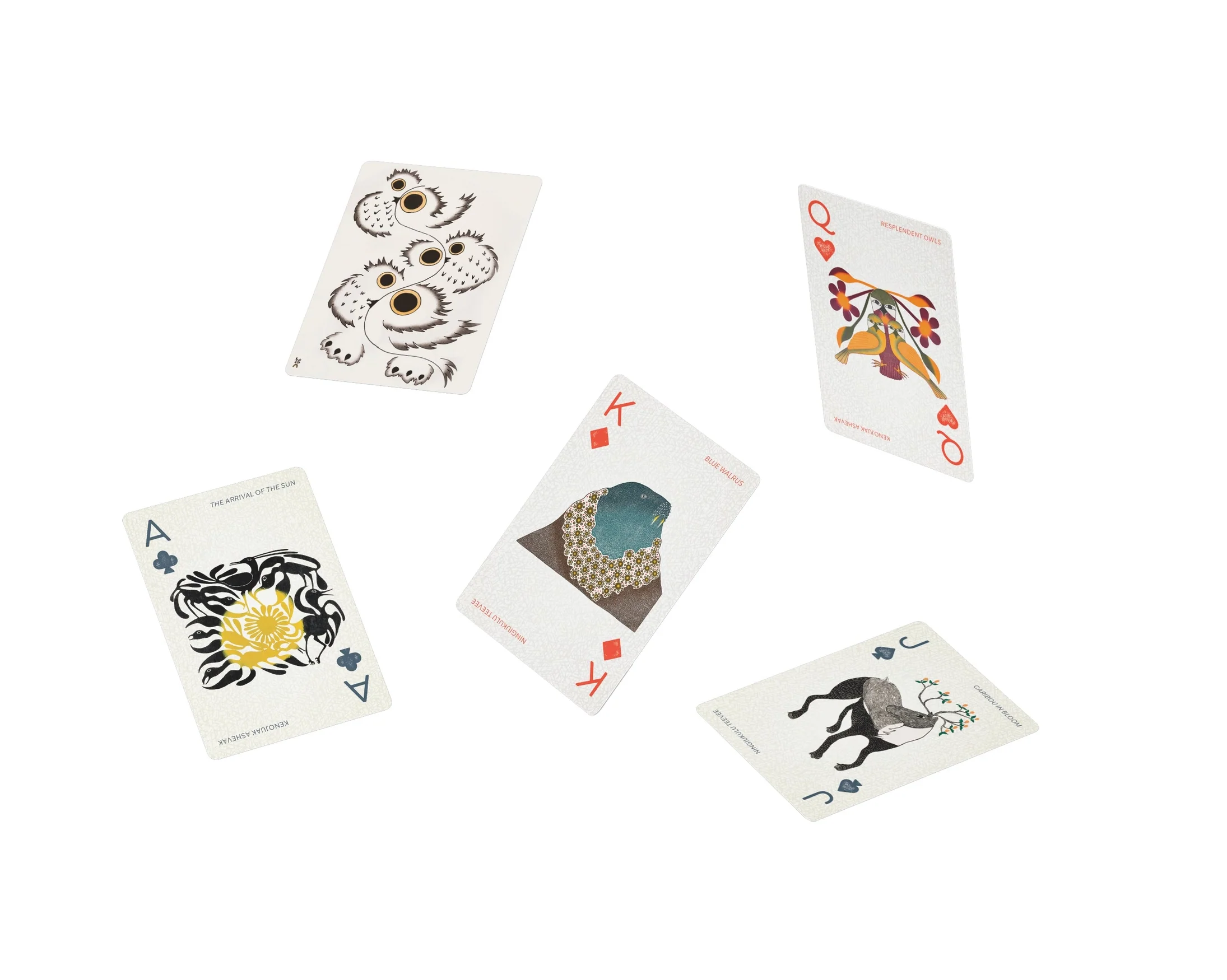 Inuit Art Playing Cards with Magnetic Tuck Box