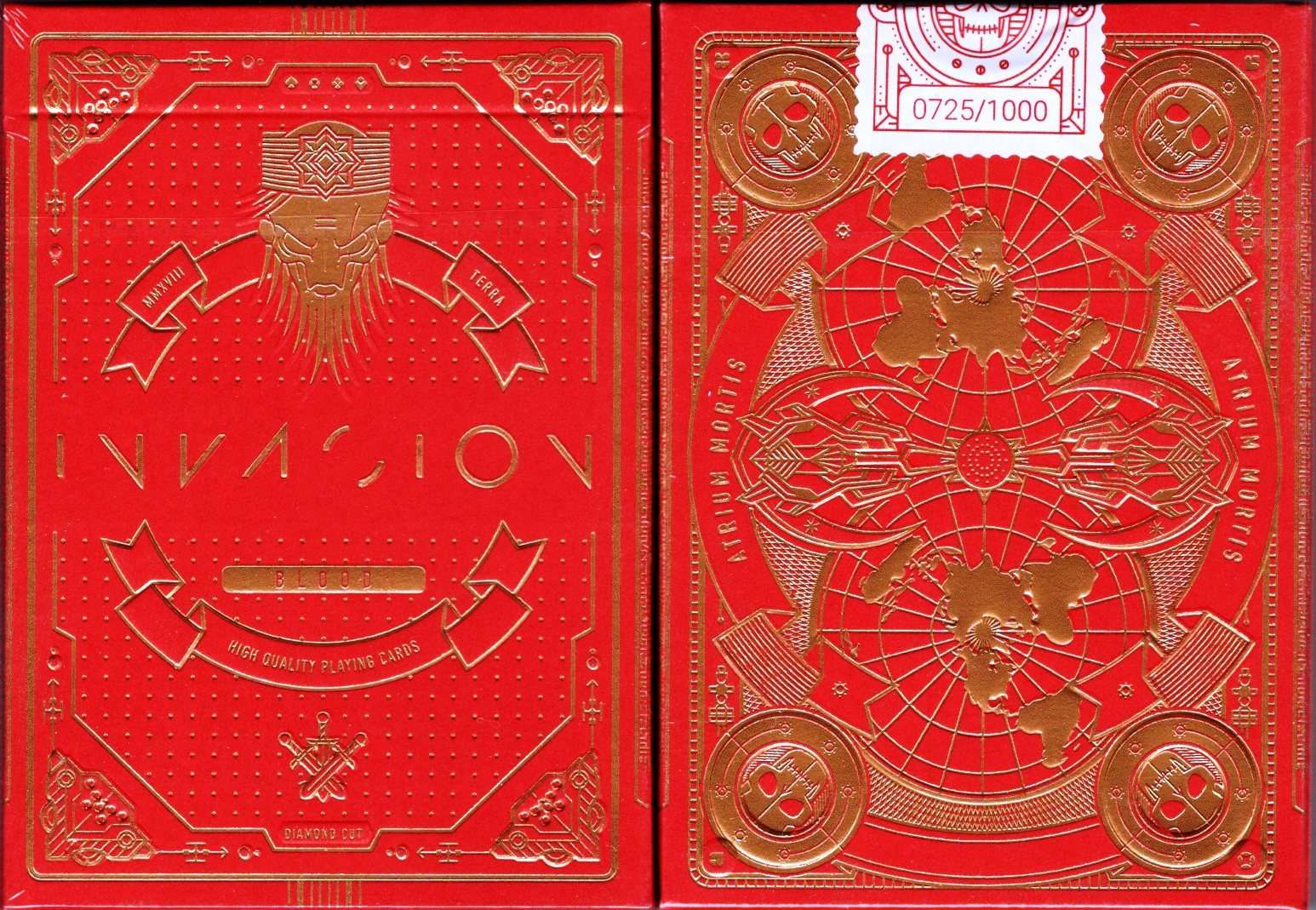 Invasion Blood Playing Cards EPCC
