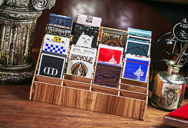 40 Deck Wooden Playing Card Display