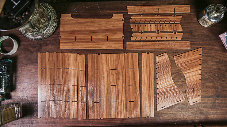 40 Deck Wooden Playing Card Display