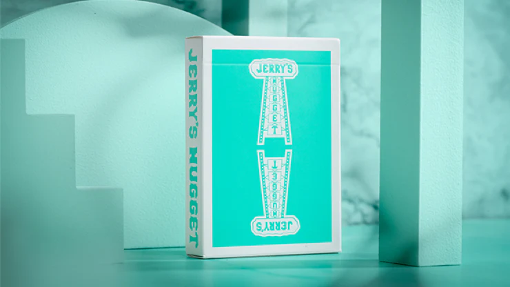 Jerry's Nugget Monotone Tiffany Blue Playing Cards USPCC 1 3701-jerry-s-nugget-monotone-tiffany-blue-playing-cards-uspcc-1.webp