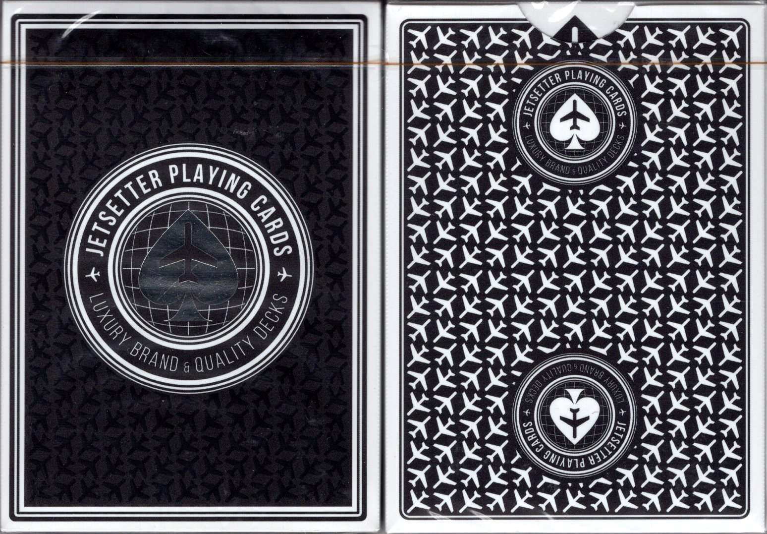 Jetsetter Premier Private Reserve Jet Black Playing Cards EPCC