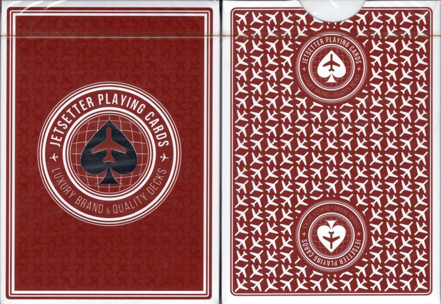 Jetsetter Restricted Red Playing Cards EPCC