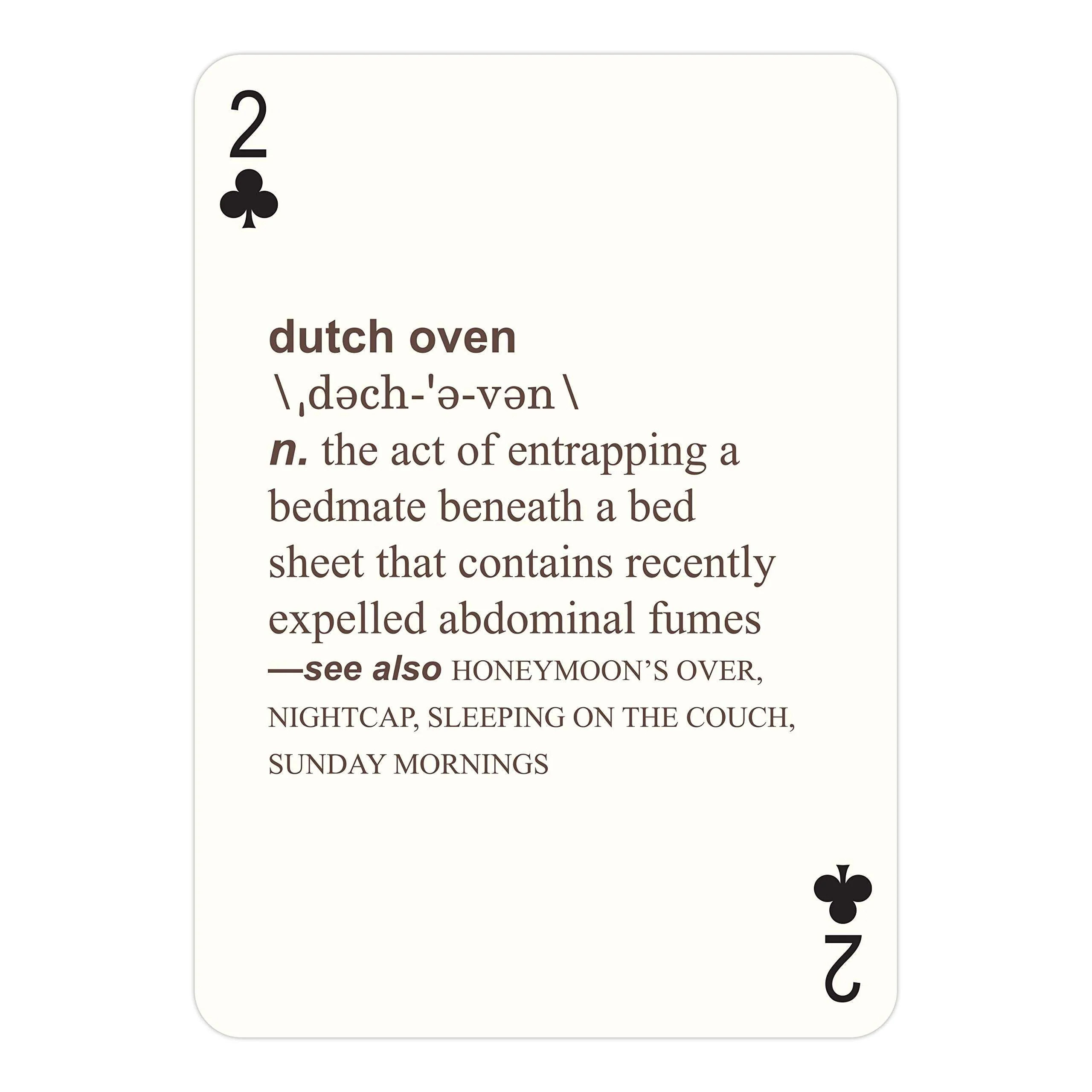 52 Farts Playing Cards