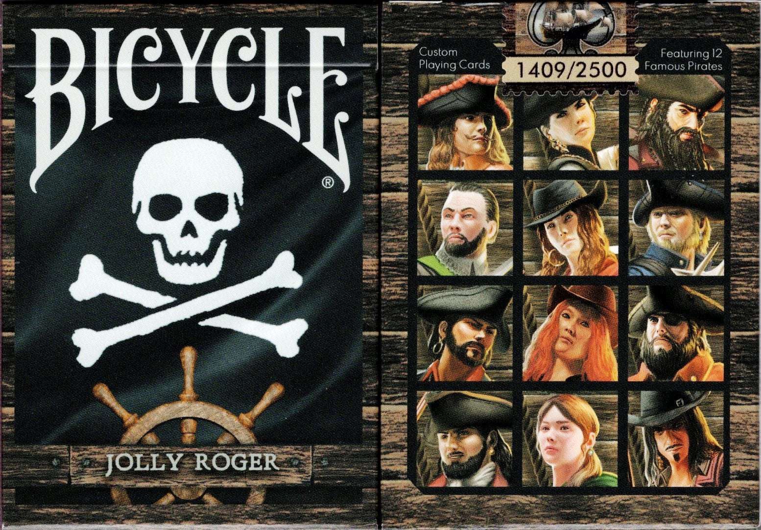 Jolly Roger Bicycle Playing Cards - Tales of Pirate Legends