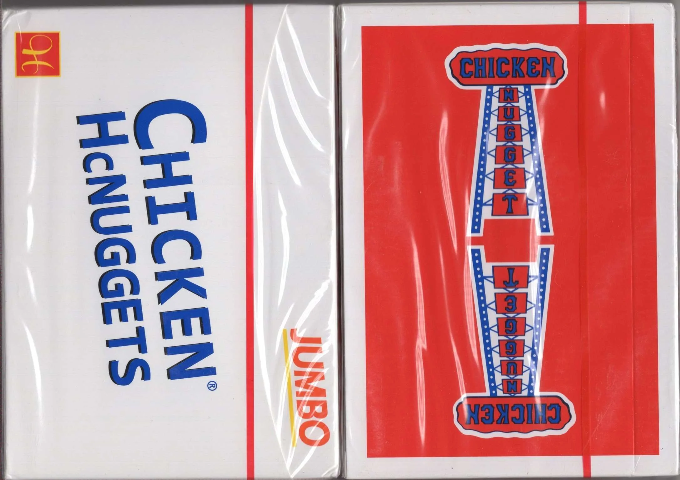 Jumbo Chicken Nugget Red Playing Cards HCPC 1 3756-jumbo-chicken-nugget-red-playing-cards-hcpc-1.webp