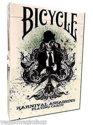 Karnival Assassins Green Bicycle Playing Cards