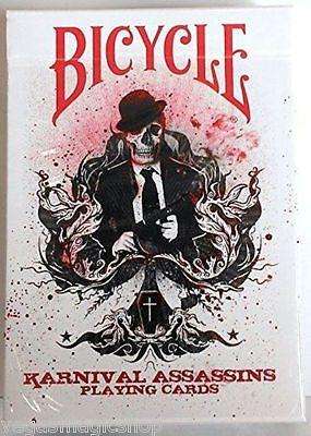 Karnival Assassins Red Bicycle Playing Cards