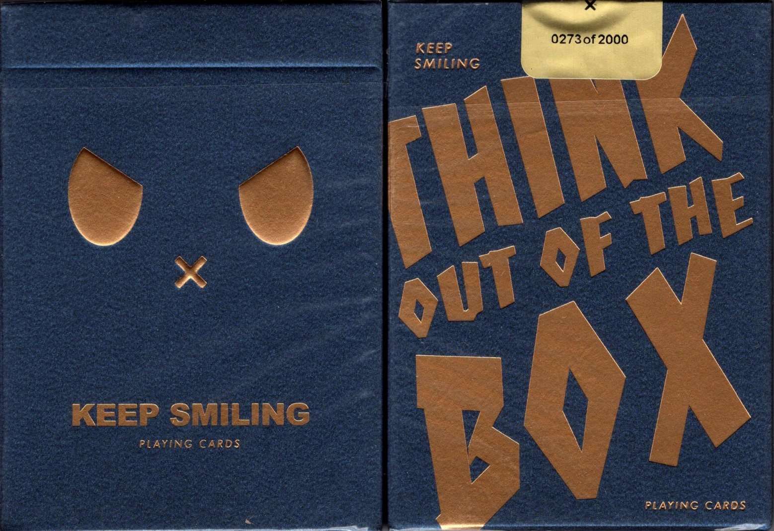 Keep Smiling Blue v2 Playing Cards MPC