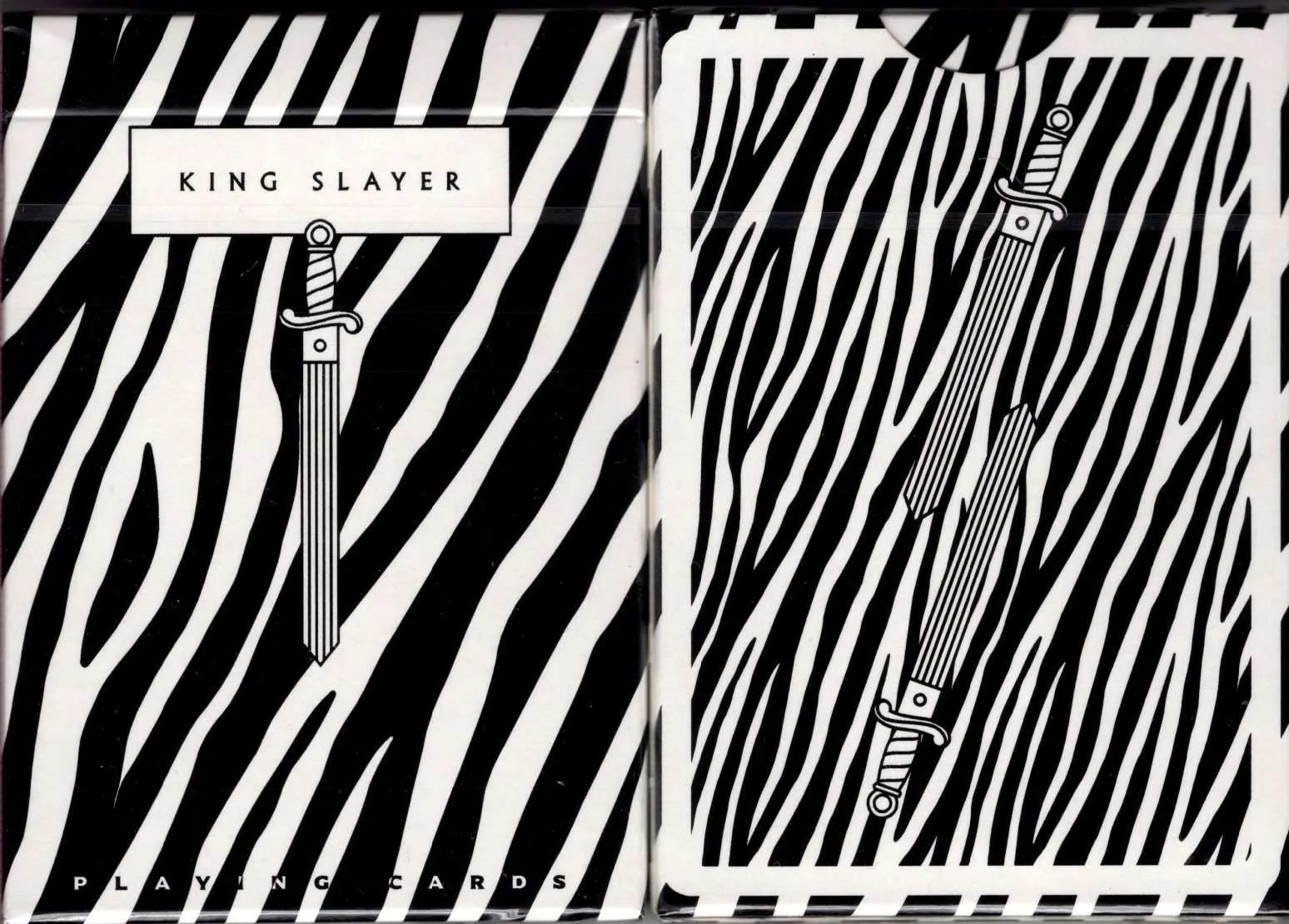 King Slayer Zebra Playing Cards Cartamundi