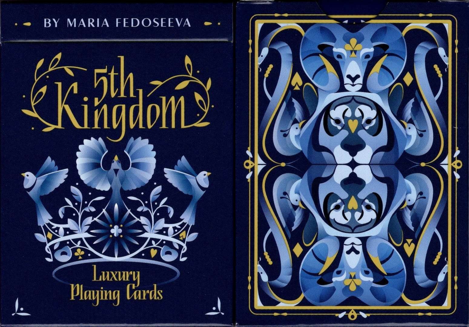 5th Kingdom Blue Playing Cards USPCC