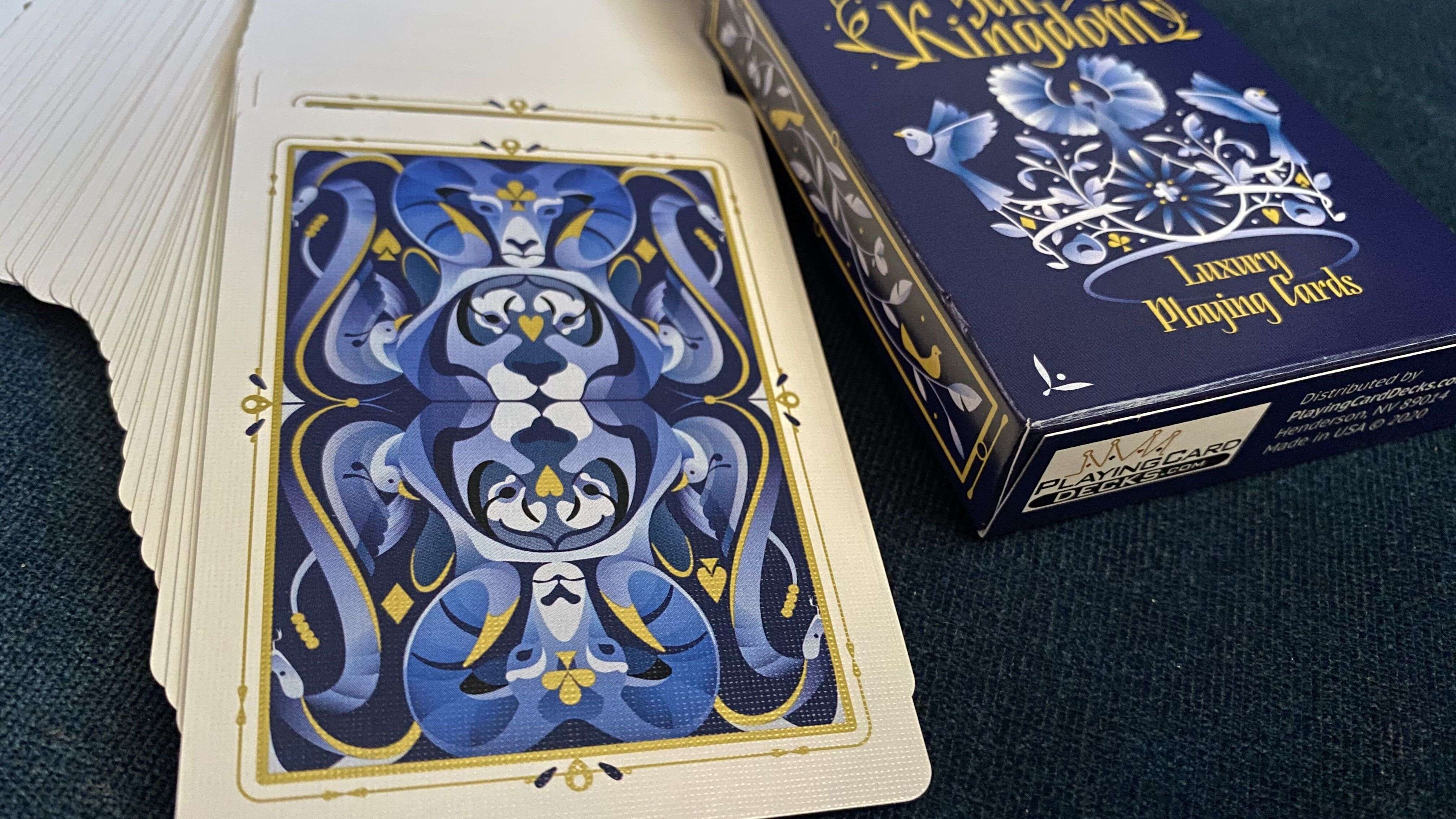 5th Kingdom Blue Playing Cards USPCC