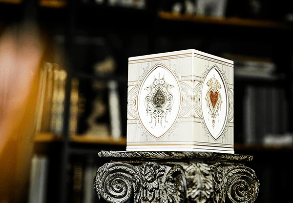 Kingdom Classic Silver Playing Card Collection 2 Deck Set USPCC