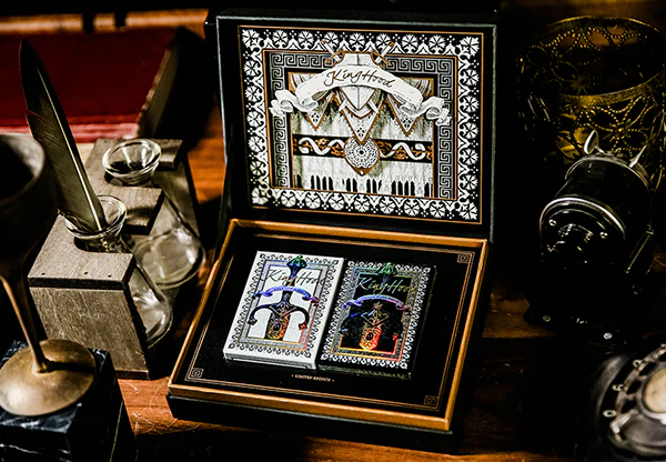 Kinghood Black Pearl Playing Card Collection 2 Deck Set