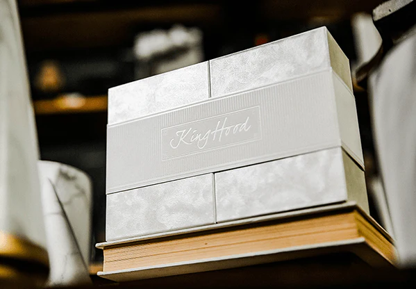 Kinghood Classic Silver Playing Card Collection 2 Deck Set