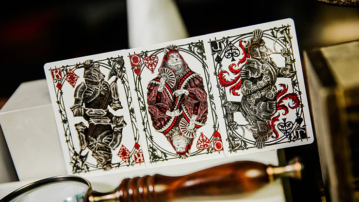 Kinghood Classic Silver Playing Card Collection 2 Deck Set