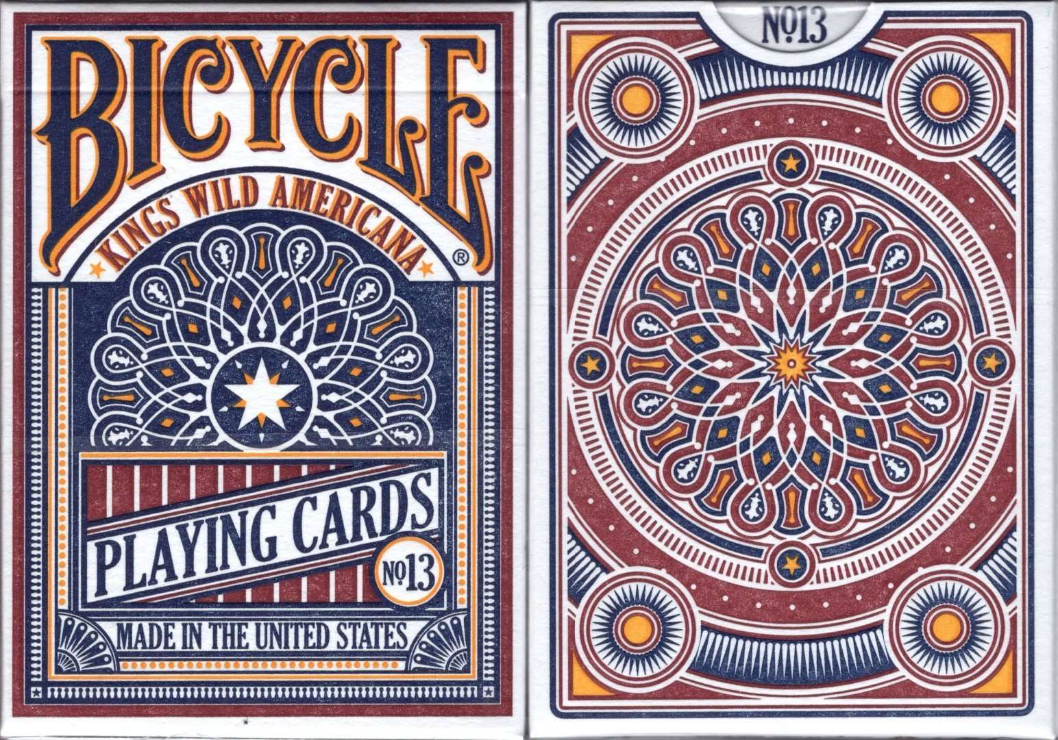 Kings Wild Americana Bicycle Playing Cards by Kings Wild Project
