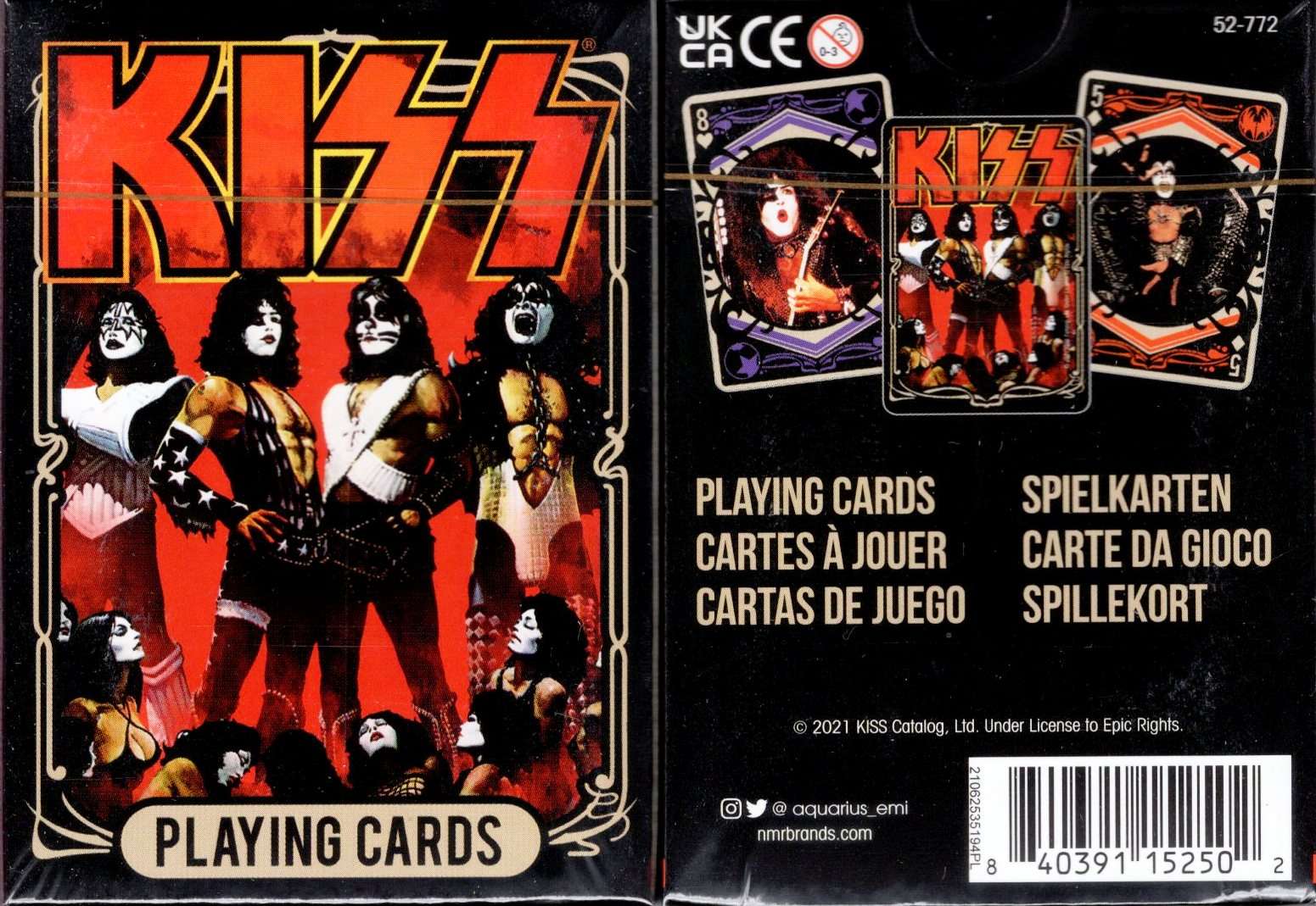 KISS Photos Playing Cards Aquarius