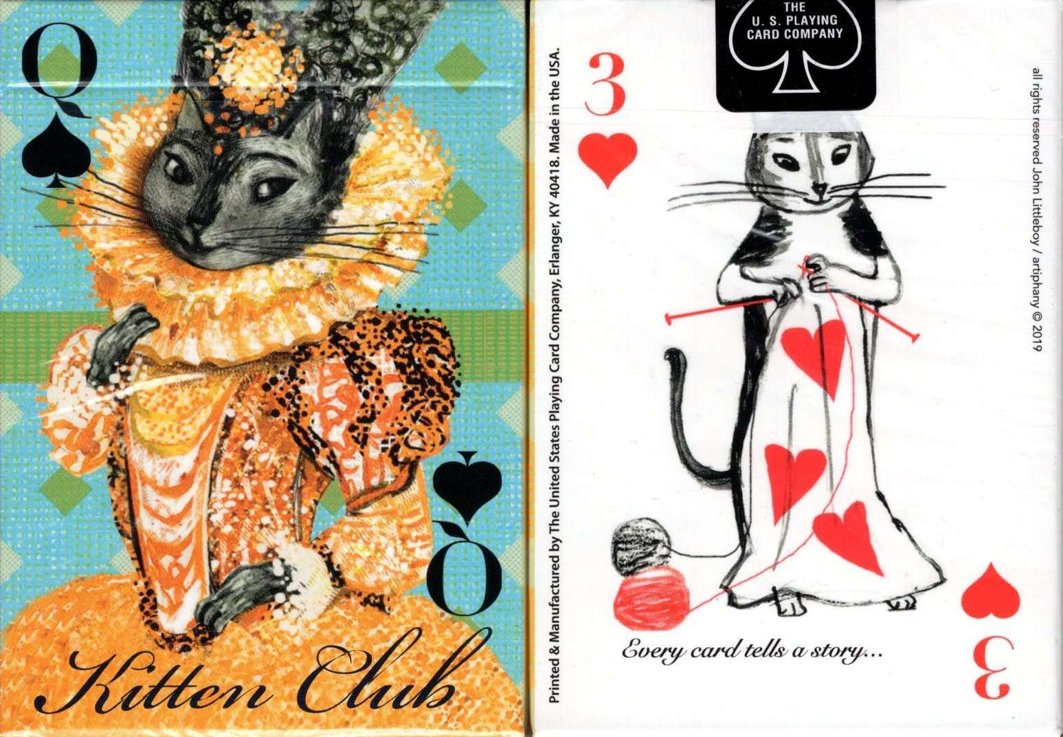Kitten Club v2 Playing Cards USPCC