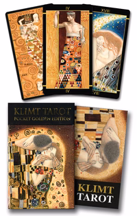 Klimt Tarot Pocket Golden Edition Mini Deck Lo Scarabeo